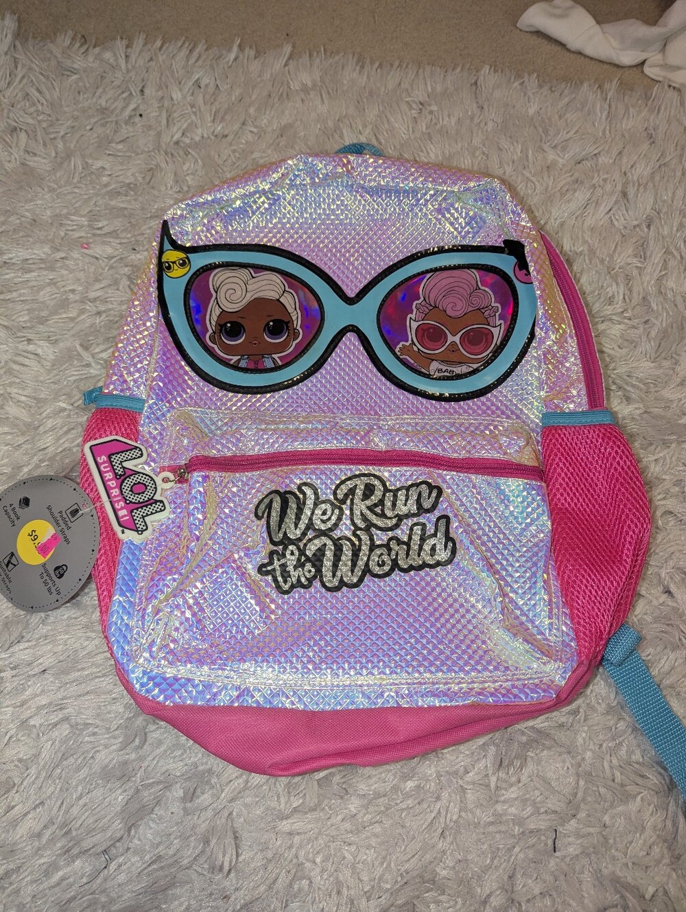 Nwt L.O.L. Surprise! "We Run the World" kids' backpack